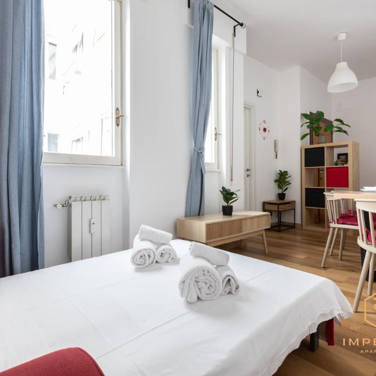 Imperium Testaccio Retreat - up to 7 pax, 2 balconies, 15 min to trastevere and metro station - Apartamento Deluxe de 2 dormitorios con balcón - 43