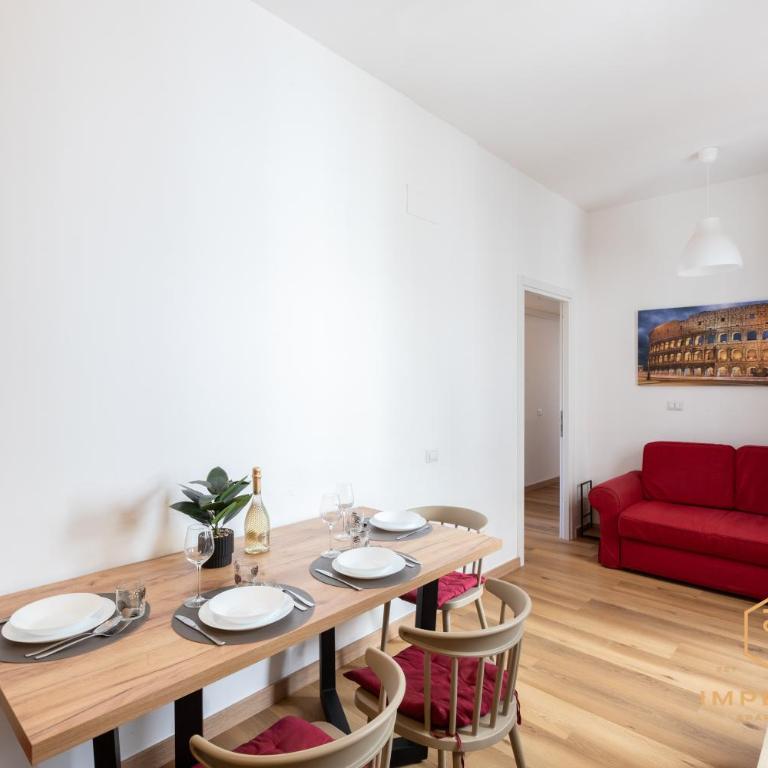 Imperium Testaccio Retreat - up to 7 pax, 2 balconies, 15 min to trastevere and metro station - Apartamento Deluxe de 2 dormitorios con balcón - 38