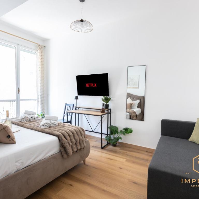 Imperium Testaccio Retreat - up to 7 pax, 2 balconies, 15 min to trastevere and metro station - Apartamento Deluxe de 2 dormitorios con balcón - 23