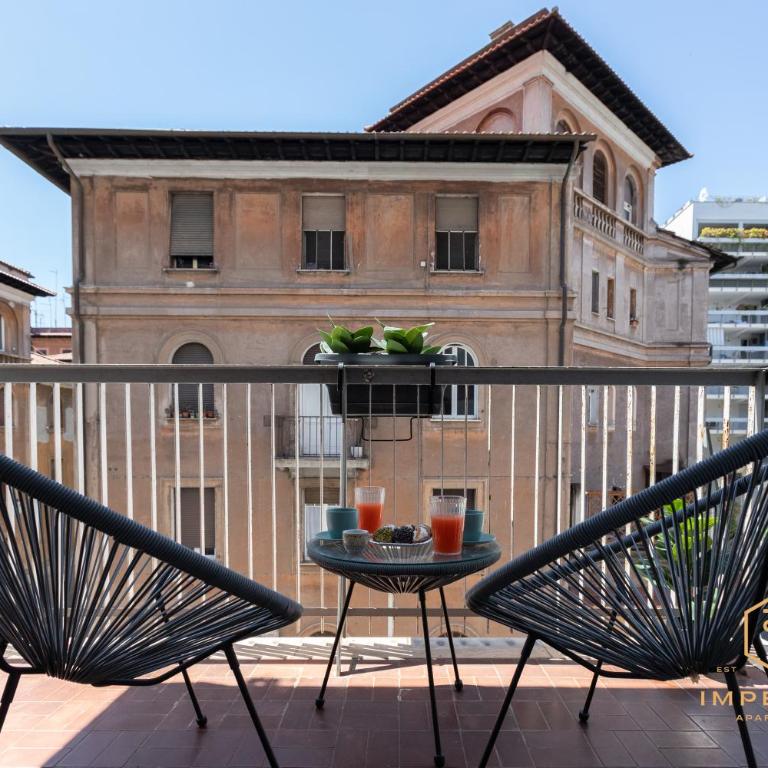 Imperium Testaccio Retreat - up to 7 pax, 2 balconies, 15 min to trastevere and metro station - Apartamento Deluxe de 2 dormitorios con balcón - 27