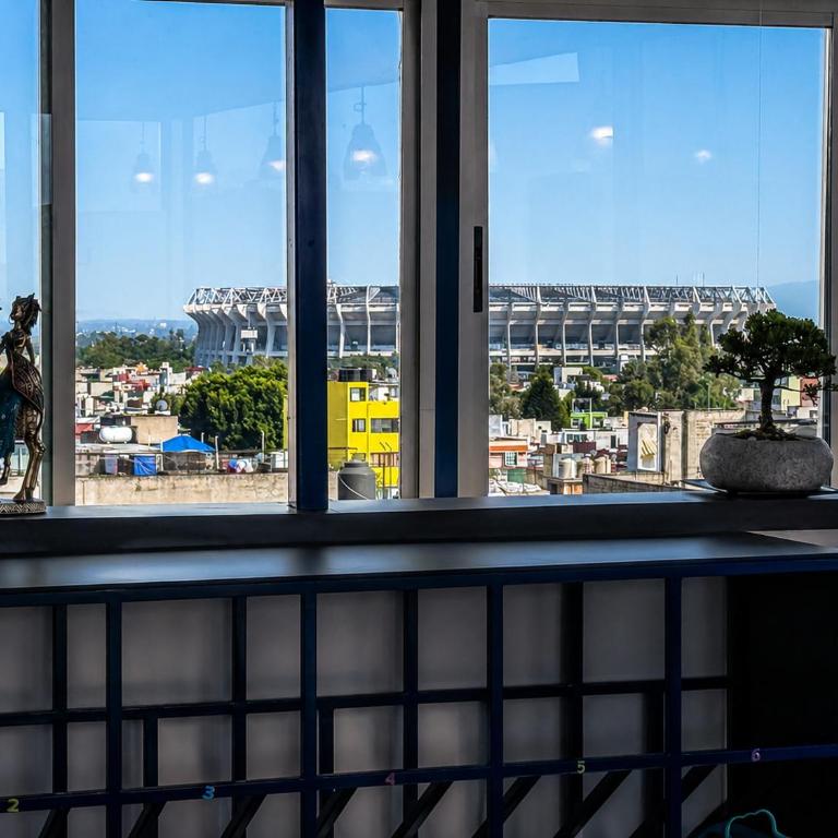 Departamento para 6 personas a 3 Min del Estadio - Terraza - Servicios Exclusivos - Two-Bedroom Apartment - 1