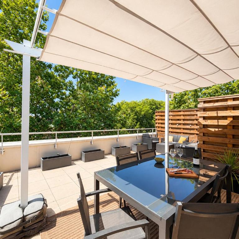 " Rooftop Barcelone " Terrasse - Wifi - TV - Apartamento de 1 dormitorio - 17