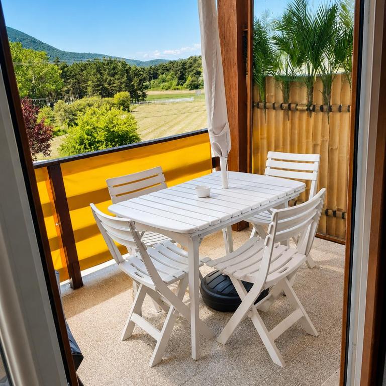 Appartement cozy et lumineux avec terrasse - Appartement 1 Chambre avec Balcon et Vue sur les Montagnes - 9