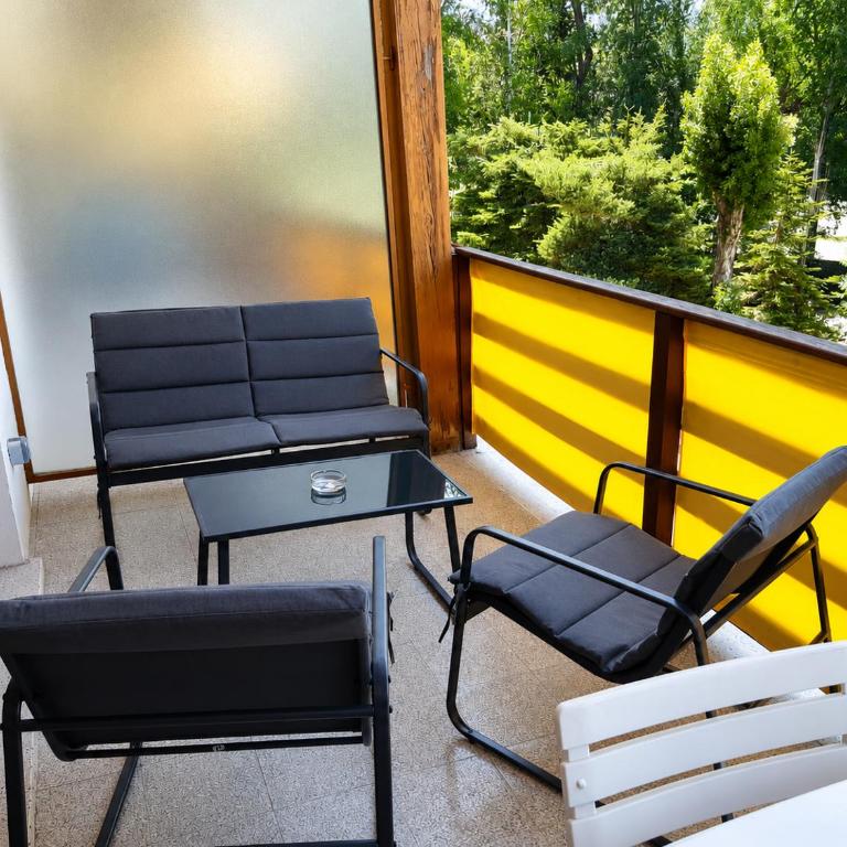 Appartement cozy et lumineux avec terrasse - Appartement 1 Chambre avec Balcon et Vue sur les Montagnes - 8