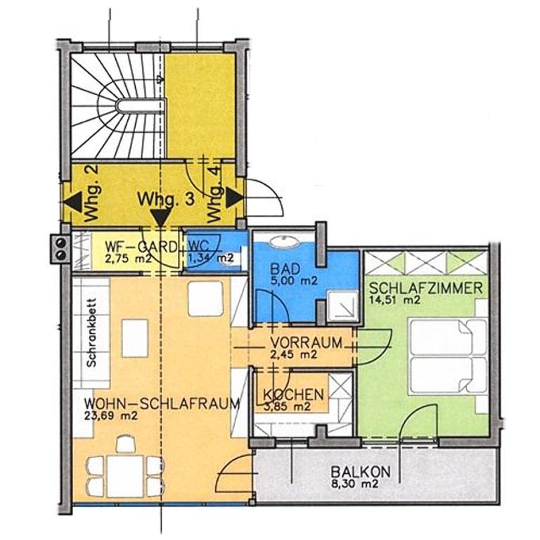Karglhof Villa - Apartment mit 1 Schlafzimmer - 12