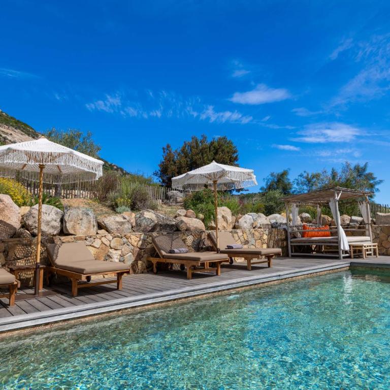 Villa Les Bergeries De Calvi - Villa 1 Chambre avec Piscine Privée - 9