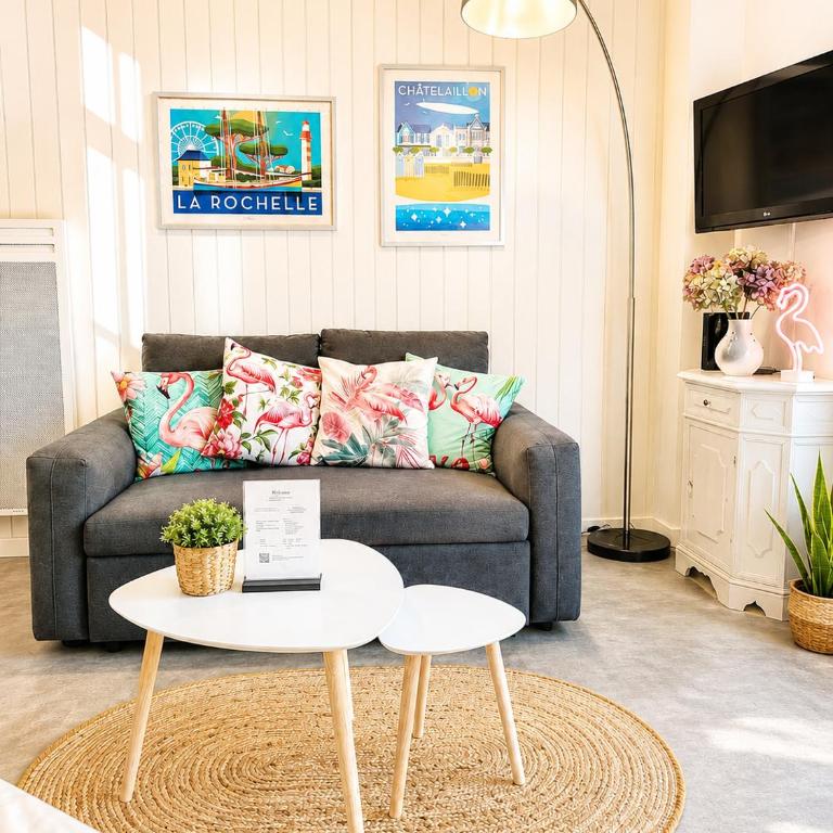 Le Flamant Rose, proche centre-ville avec terrasse - Maison 1 Chambre - 9