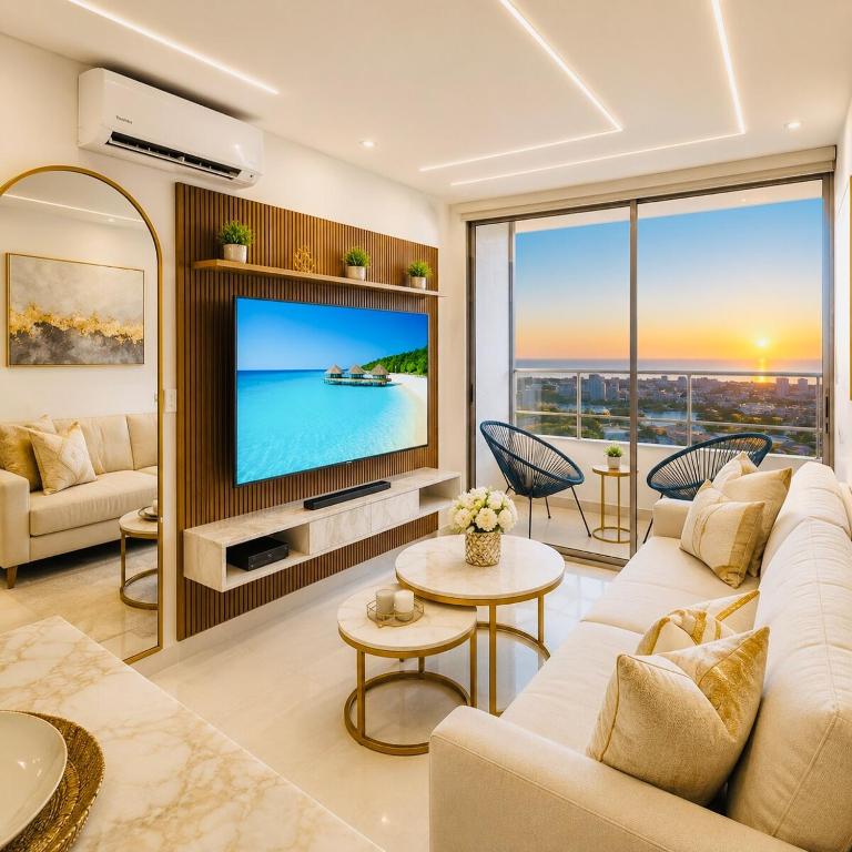 Ivory Tide, Sea View, Pool & Coastal Calm - Three-Bedroom Apartment with Sea View - 27