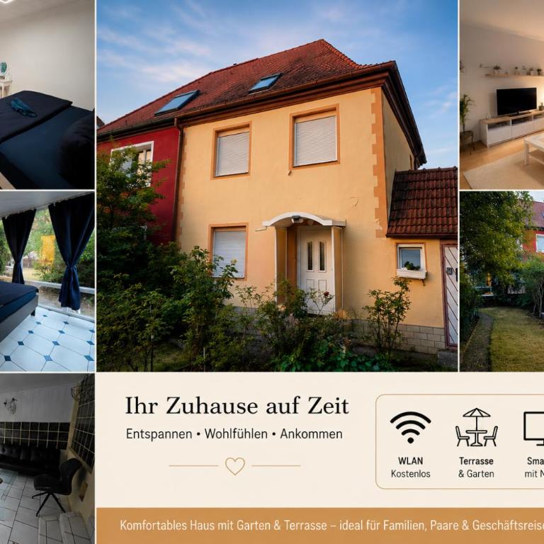Ferienhaus mit Garten - Apartment mit 2 Schlafzimmern - 1