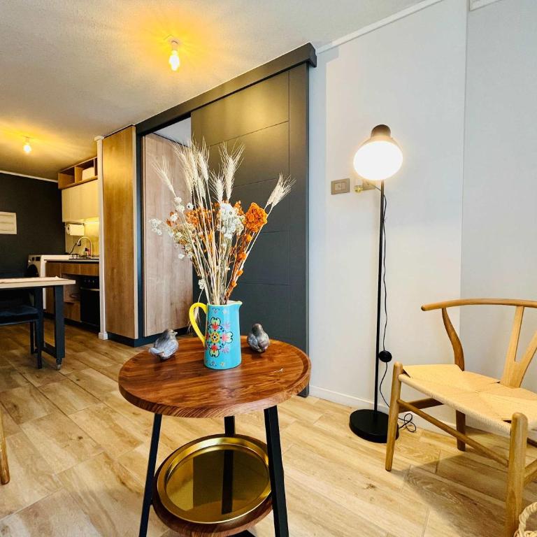Modern Studio in Downtown Santiago Parking AC Gym - One-Bedroom Apartment - 15