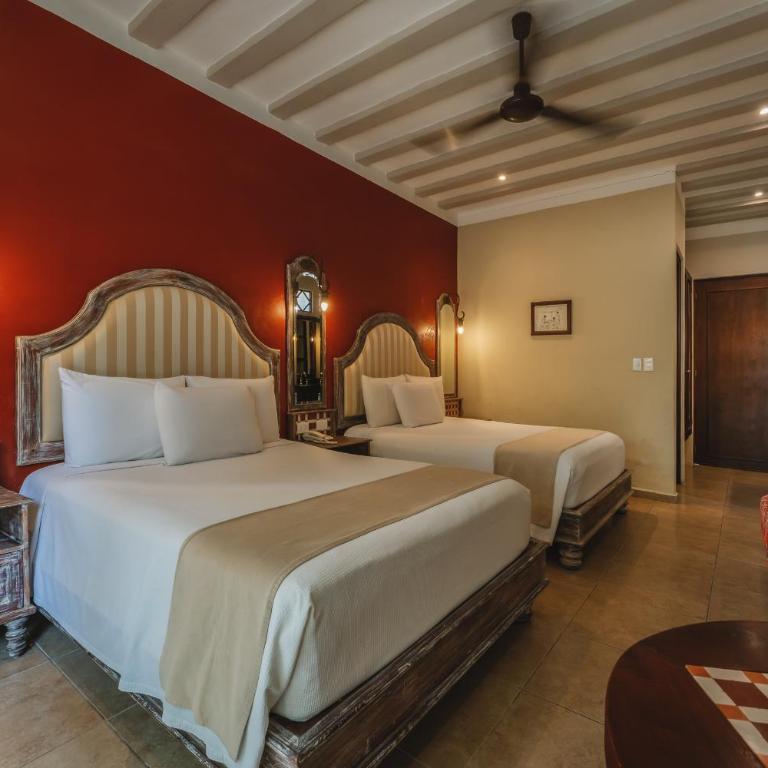 Casa Zafiro Hotel - Adults Only, Mérida - Habitación con 2 camas grandes - 2