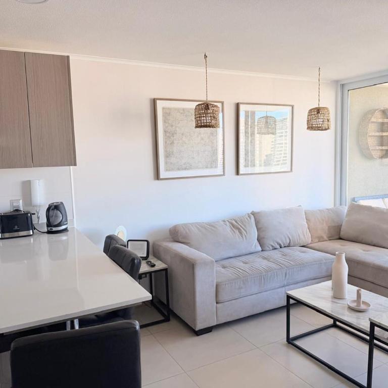 Departamento Nuevo Costa del Mar Concón - Apartamento de 2 dormitorios con vistas parciales al océano - 4