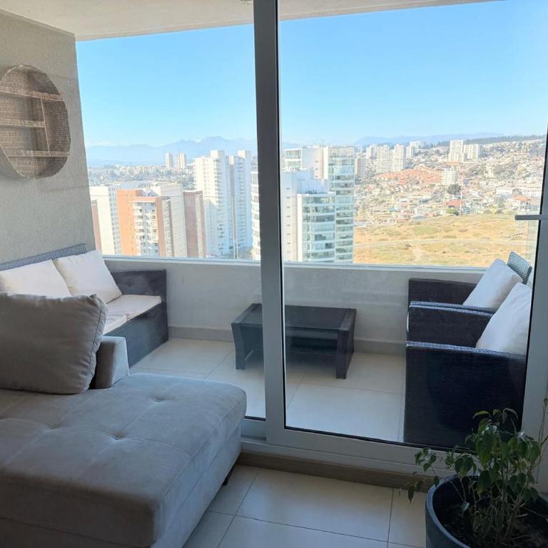 Departamento Nuevo Costa del Mar Concón - Apartamento de 2 dormitorios con vistas parciales al océano - 7