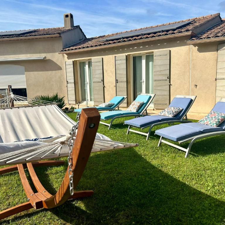 Jolie villa 3ch climatisée à proximité du village de Valbonne mecalineloc - Villa de 3 dormitorios - 11
