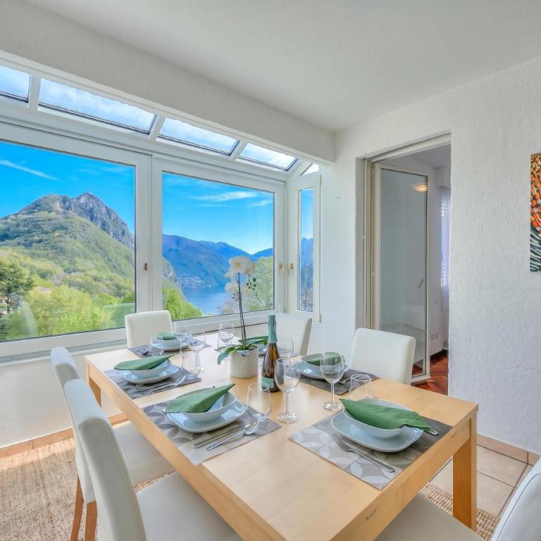 Residenza Parco Carona with Lake-View - Happy Rentals - Appartamento con Terrazza - 4