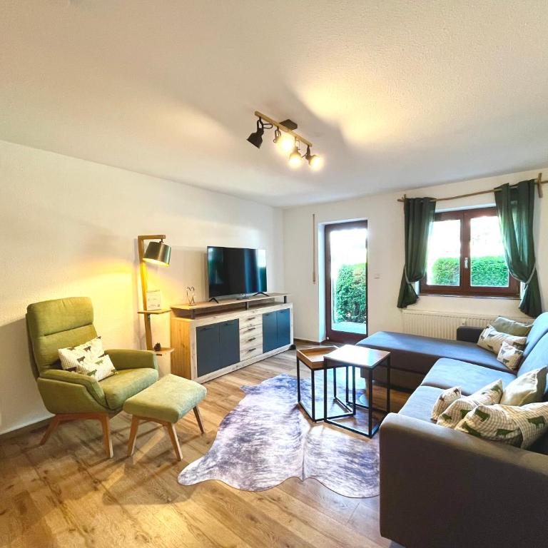 Ferienwohnungen Alpenfieber - Apartment mit 1 Schlafzimmer und Terrasse - 11