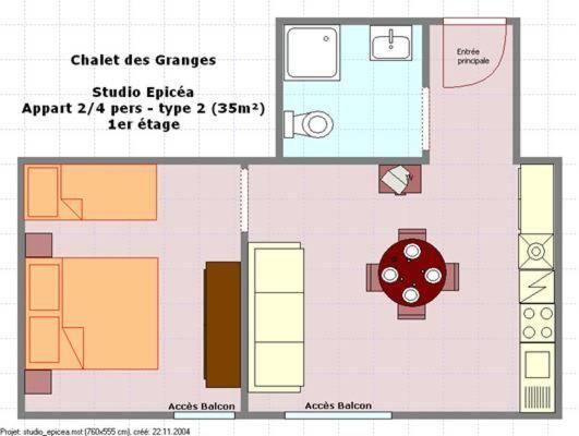 Résidence Chalet des Granges - Appartement (4 Adultes) - 7