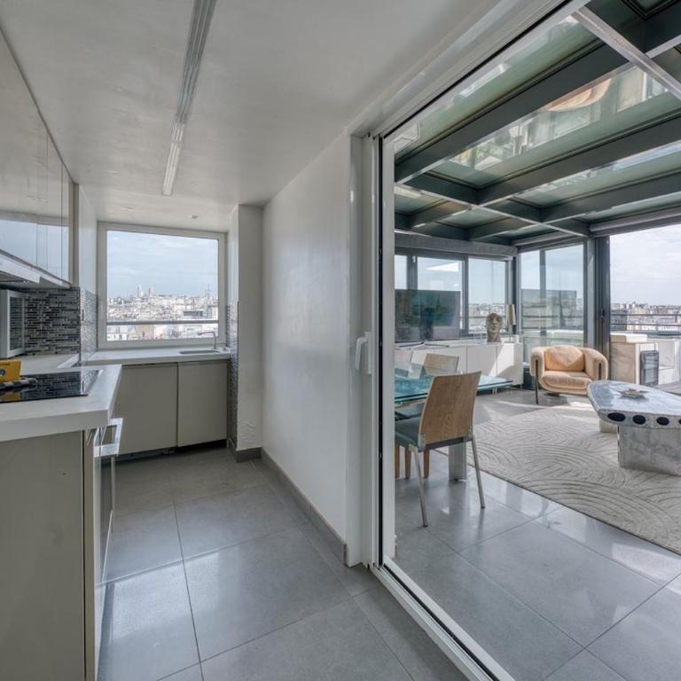 Penthouse with Jacuzzi Top floor Paris 17th arrondissement - Apartment mit 1 Schlafzimmer - 9