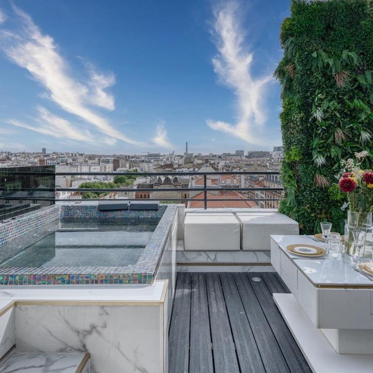 Penthouse with Jacuzzi Top floor Paris 17th arrondissement - Apartment mit 1 Schlafzimmer - 10