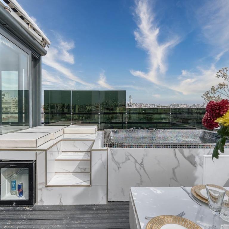 Penthouse with Jacuzzi Top floor Paris 17th arrondissement - Apartment mit 1 Schlafzimmer - 14