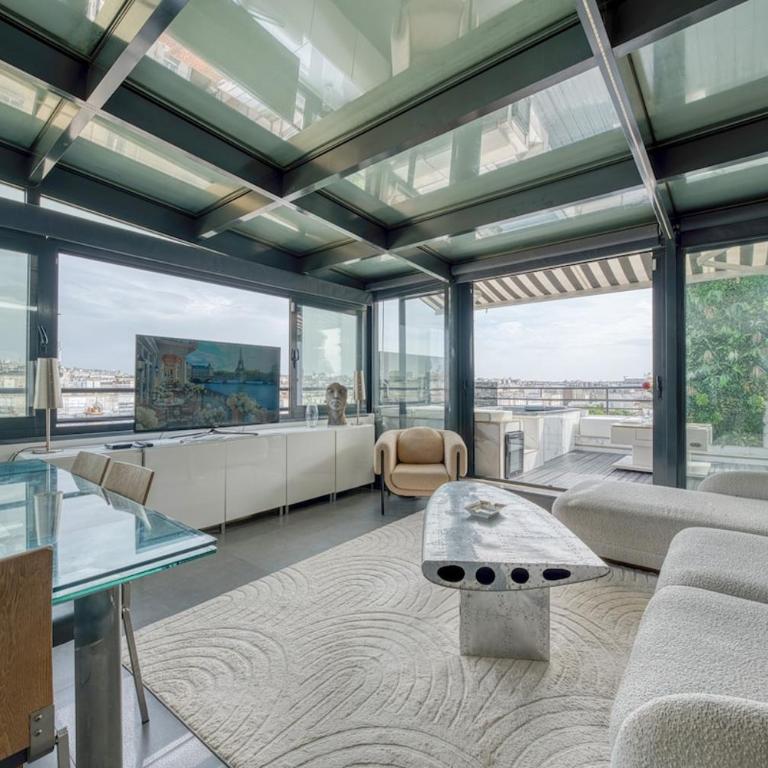 Penthouse with Jacuzzi Top floor Paris 17th arrondissement - Apartment mit 1 Schlafzimmer - 20
