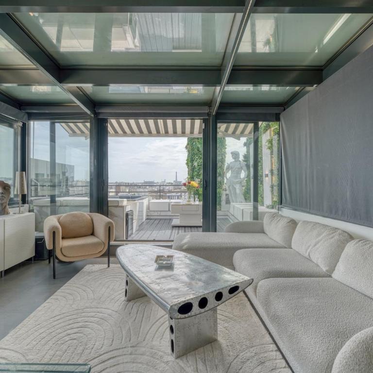 Penthouse with Jacuzzi Top floor Paris 17th arrondissement - Apartment mit 1 Schlafzimmer - 35