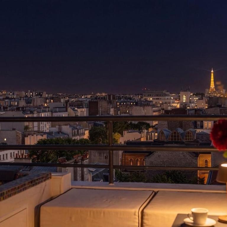 Penthouse with Jacuzzi Top floor Paris 17th arrondissement - Apartment mit 1 Schlafzimmer - 37
