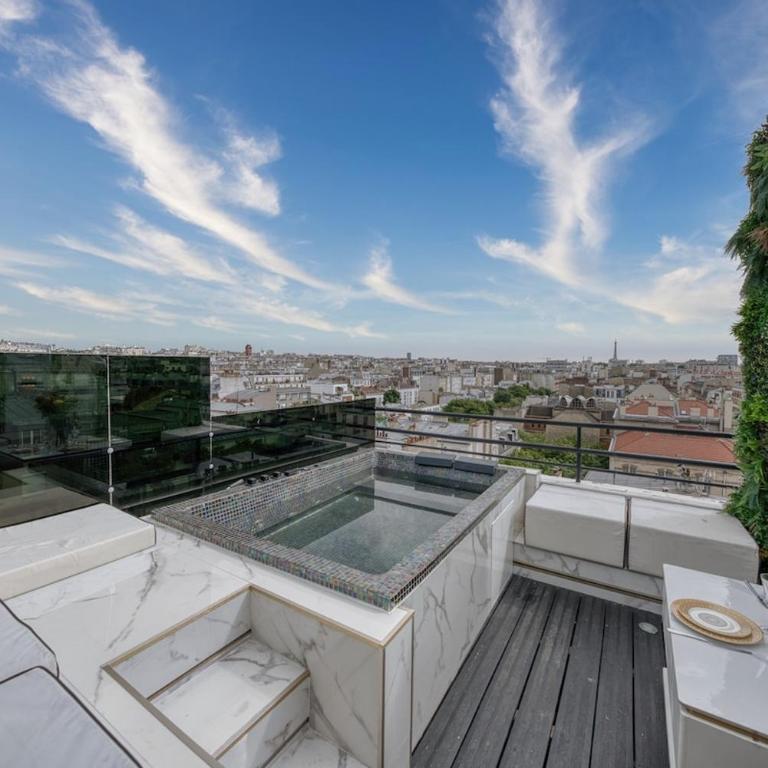 Penthouse with Jacuzzi Top floor Paris 17th arrondissement - Apartment mit 1 Schlafzimmer - 41
