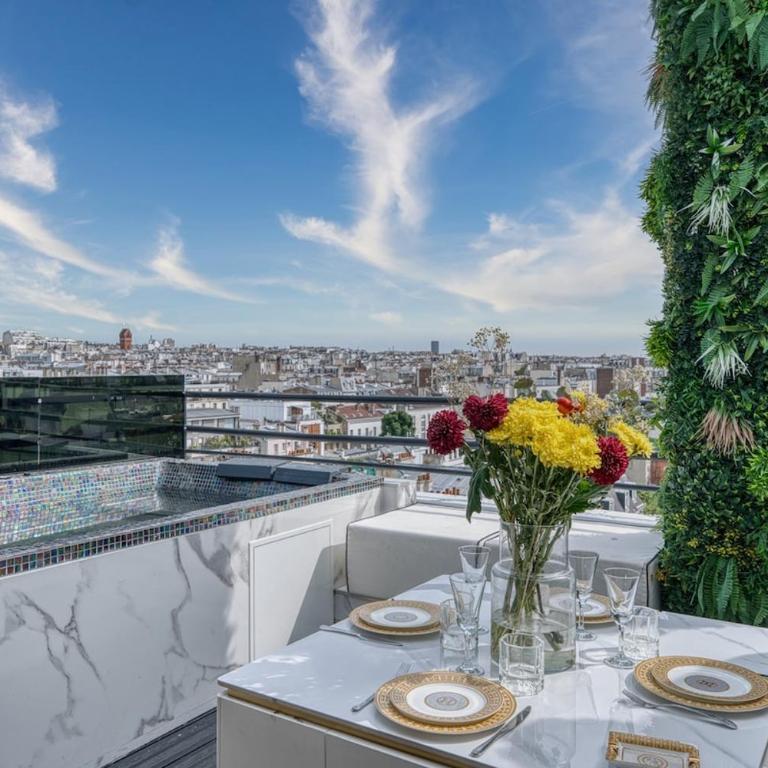 Penthouse with Jacuzzi Top floor Paris 17th arrondissement - Apartment mit 1 Schlafzimmer - 45