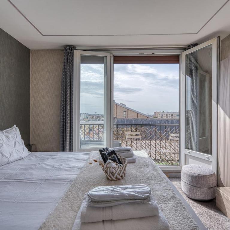 Penthouse with Jacuzzi Top floor Paris 17th arrondissement - Apartment mit 1 Schlafzimmer - 46