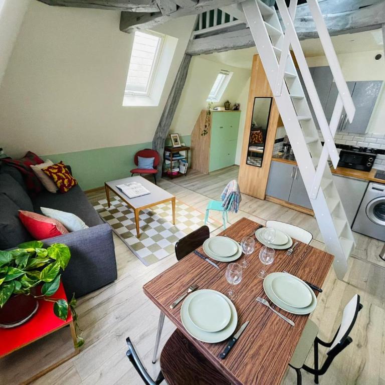 Duplex en plein cœur de Rouen - 437 - Apartamento de 1 dormitorio - 1