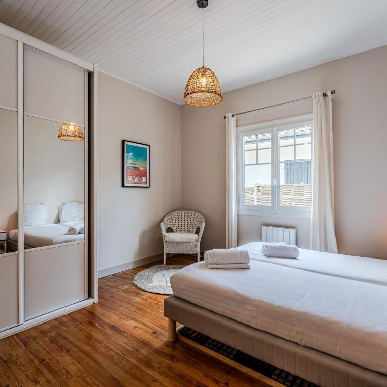 Villa Les Arbousiers Moulleau 300 M - Deluxe-Haus mit 4 Schlafzimmern – Meerblick - 18