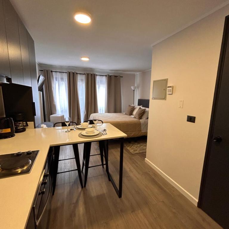 Estudio con Estilo Entre Barrio Brasil y La Moneda Metro Santa Ana - One-Bedroom Apartment - 1