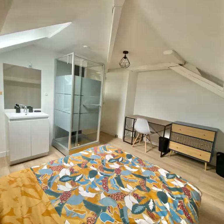 François d'or 4 Chbrs 3 SDB proche centre reims - Standard Apartment mit 2 Schlafzimmern - 7