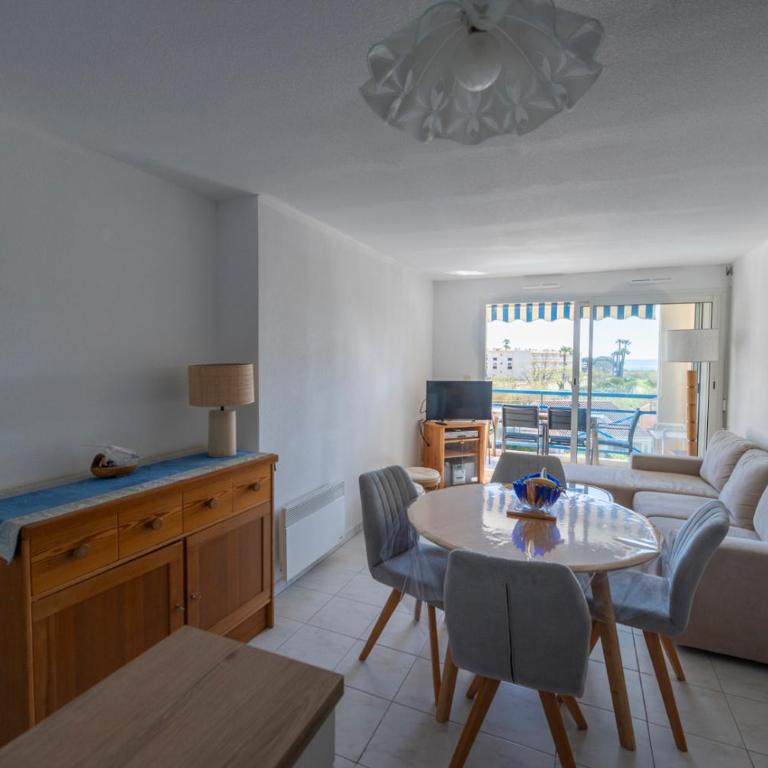 L'anglade T3 clim, plages à pieds 6P - Appartement 2 Chambres avec Balcon et Vue sur la Mer - 6