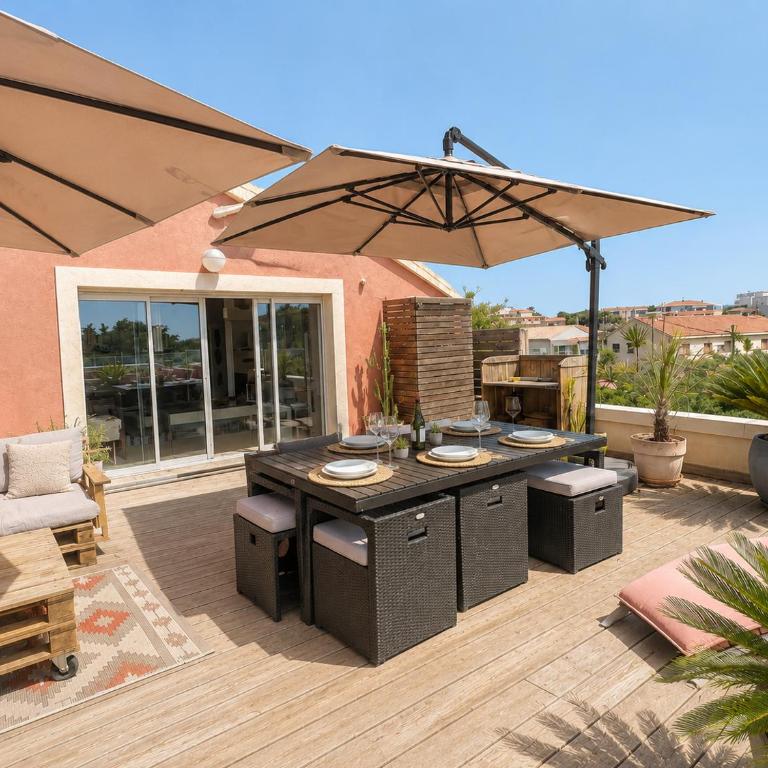 Magnifique Roof-top vue mer à 180° sur Sanary - Two-Bedroom Apartment - 25