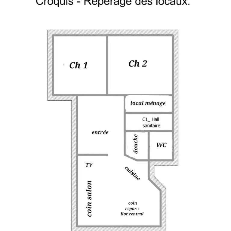 *Bleu Saphir* centre de Vichy - Two-Bedroom Apartment - 10