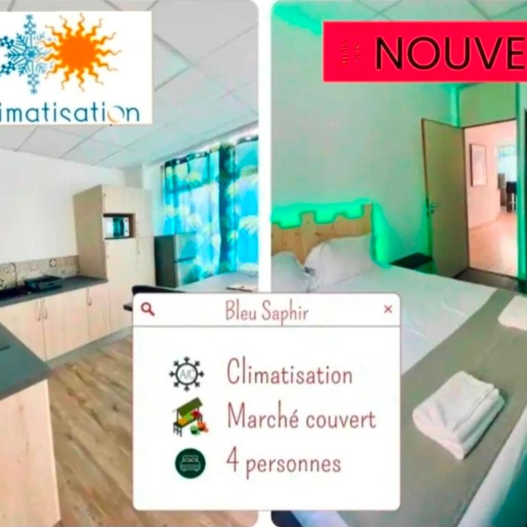 *Bleu Saphir* centre de Vichy - Two-Bedroom Apartment - 1