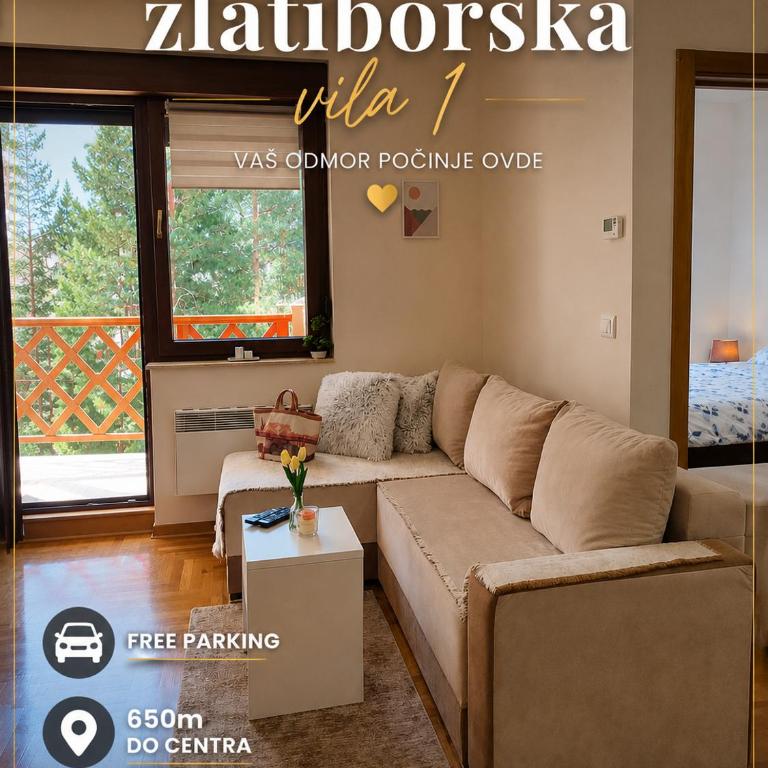 Apartman Nataša, Zlatiborska Vila 1 - FREE PARKING - One-Bedroom Apartment with Terrace - 1
