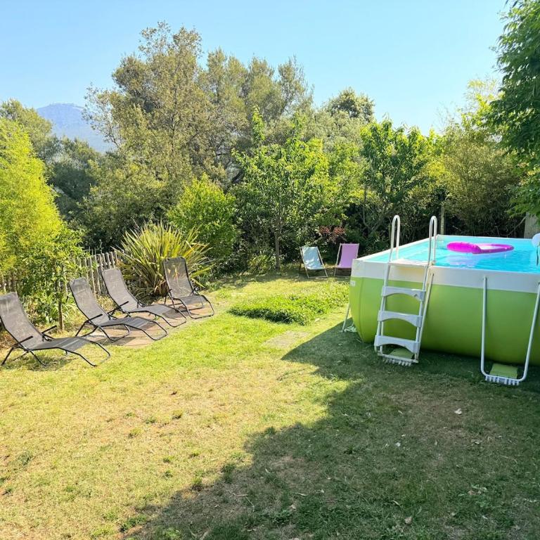 Maison de charme sur les collines, Piscine, Clim - Four-Bedroom House - 33