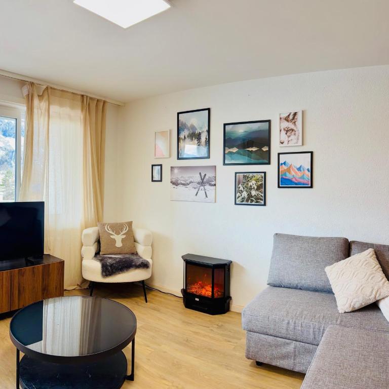 Best view of Leukerbad - All new - free Parking - Apartment mit 1 Schlafzimmer - 11