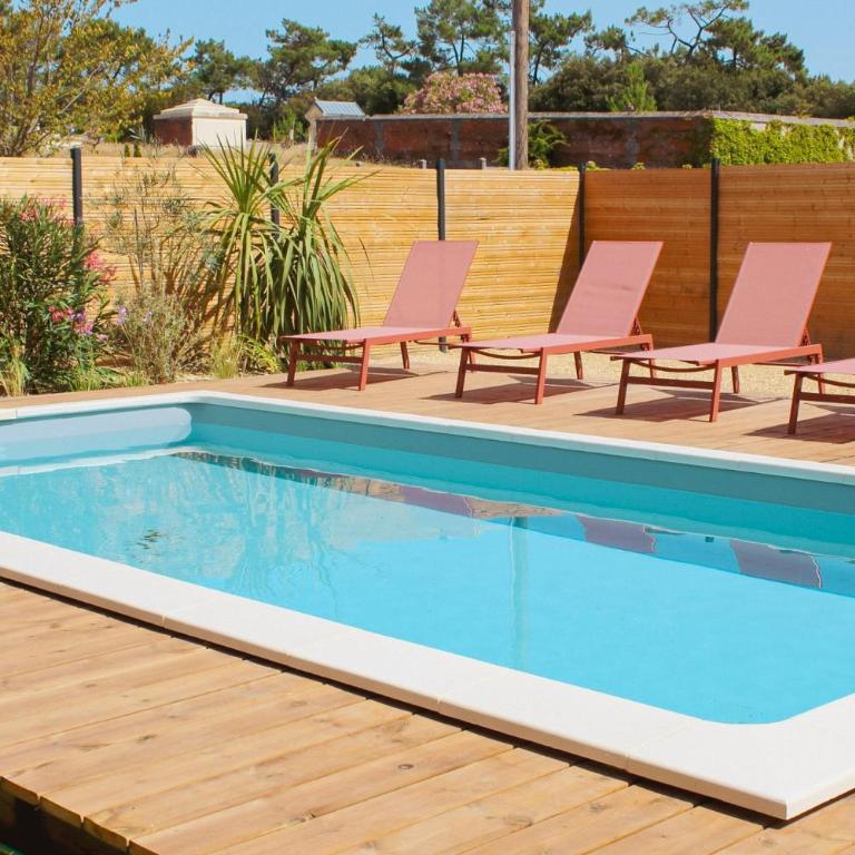 Maison Bleue 8 à 10pers avec Piscine - Haus mit 5 Schlafzimmern - 3