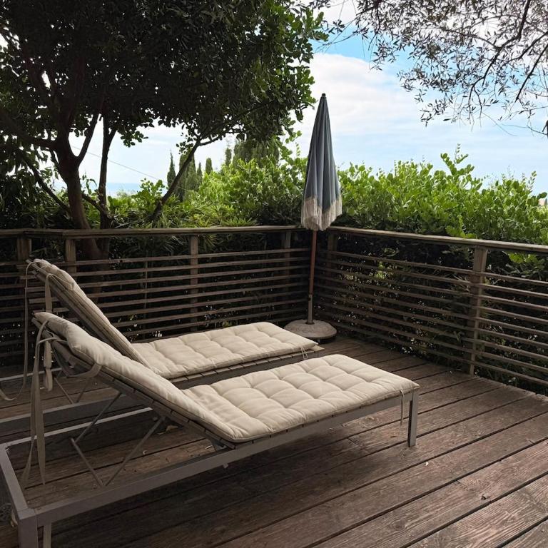 Treehouse in Les Oliviers, Sea View, Air Conditioning, Parking - Monolocale con Terrazza - 6