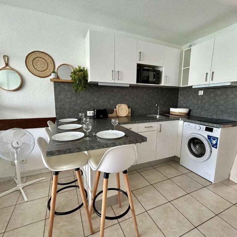Appt Studio cabine 4 couchages CT320-H316 - Studio Apartment - 6