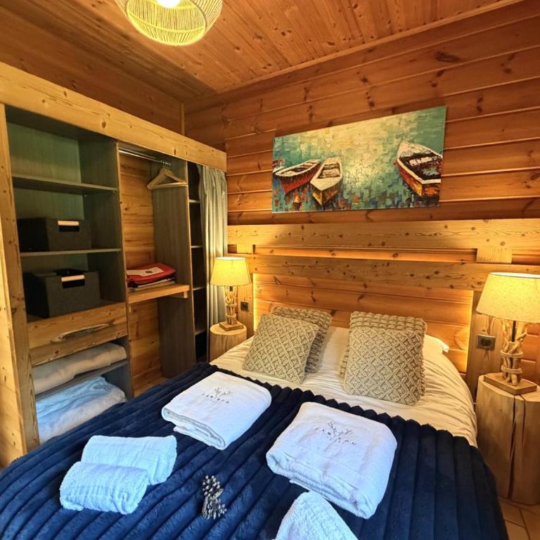 LE FISHING LODGE Chalet en bois avec bain nordique - Chalet - 7