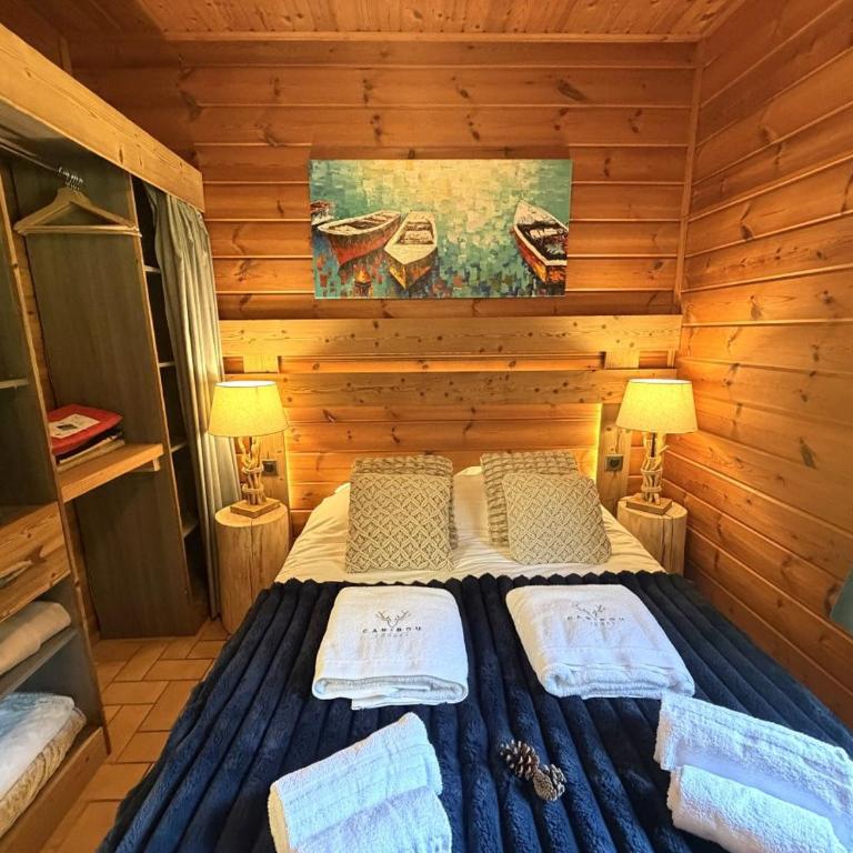 LE FISHING LODGE Chalet en bois avec bain nordique - Chalet - 8