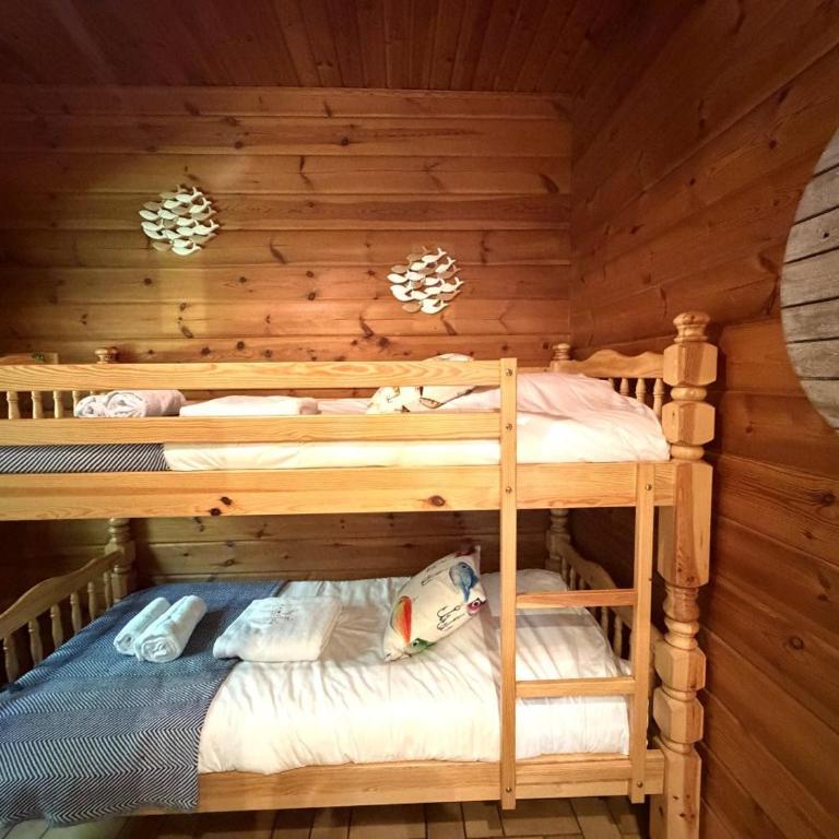 LE FISHING LODGE Chalet en bois avec bain nordique - Chalet - 14