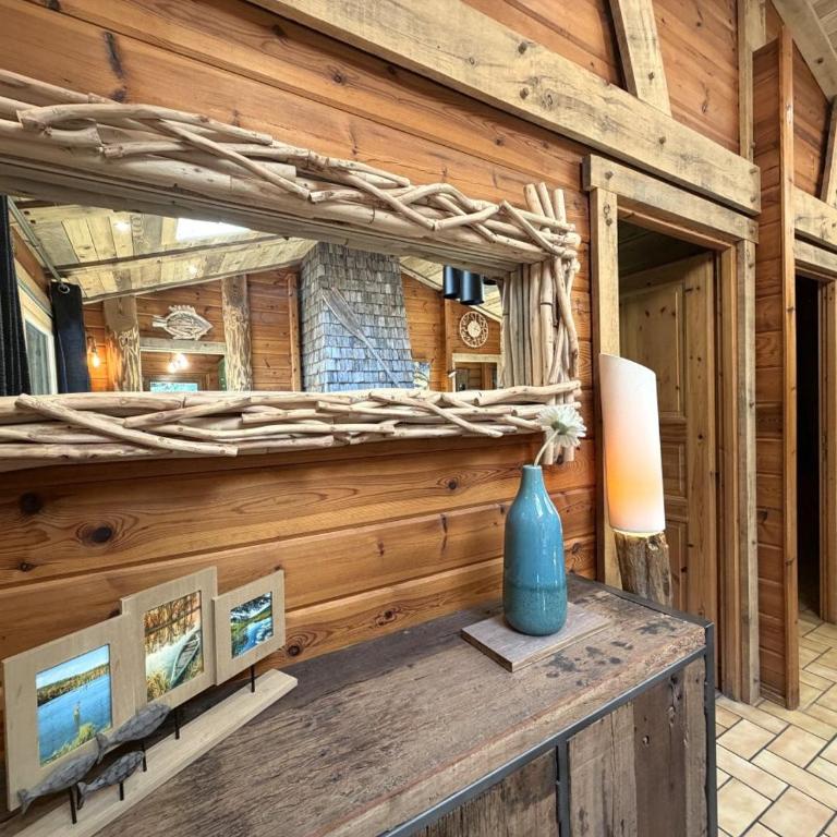 LE FISHING LODGE Chalet en bois avec bain nordique - Chalet - 27