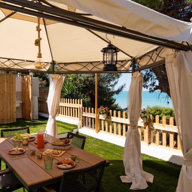 Yurta Glamping B&B San Leone Agrigento - tra mare e pineta - Deluxe Double Room with Sea View - 4