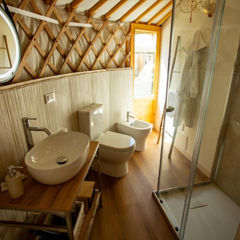 Yurta Glamping B&B San Leone Agrigento - tra mare e pineta - Deluxe Double Room with Sea View - 15